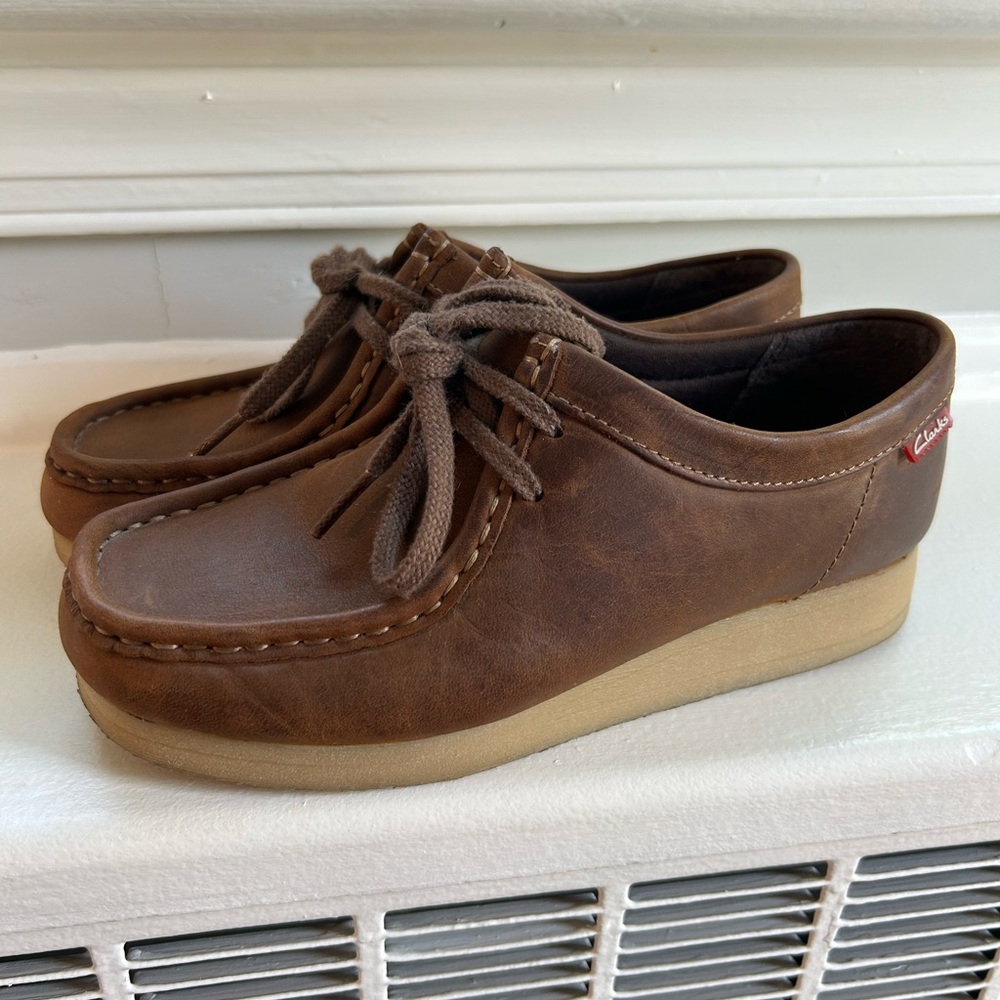 Clarks Wallabees Brown Leather W5